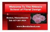 Powerpoint About Rittners Floral School in Boston, MA