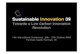 Sustainable Innovation 09