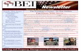 BEI Newsletter Spring & Summer Issue