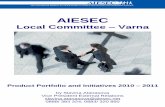 AIESEC Varna Product Portfolio 10/11