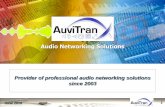 AuviTran presentation and applications examples