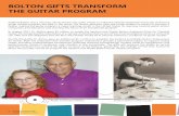 Bolton Gifts Transform the Guitar Program