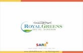 Sare royal greens, sector 92 gurgaon