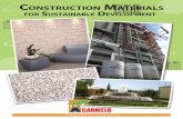 Construction Materials for Sustainable Development
