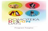 Domoteka Design Days - Program Targów