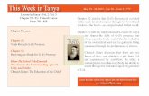 This Week in Tanya - May 20 - 26, 2012 - lyar 28 - Sivan 5, 5772