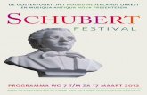 programmaboekje Schubert Festival
