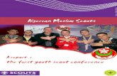 A report the first youth scout conference