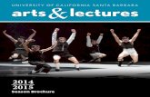 UCSB Arts & Lectures - 2014-2015 Season Brochure