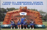 1990-91 Memphis Women's Basketball Media Guide