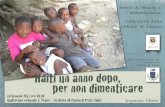 Haiti un anno dopo, per non dimenticare
