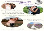 Guide to the Ultimate Wedding Day Timeline