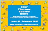 Digital Magazine from Your Therapy Source Inc