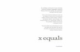 X equals Catalogue 2007