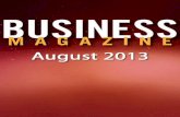 August 2013 Business Magazine