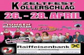 Zeltfest Kollerschlag 26.-28.04.2013