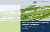 Unlock the Value of Product Sustainabilityin Industrial Manufacturing