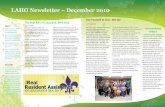 LAHO Newsletter December 2010