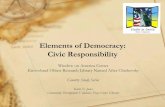 Democracy - Civic Responsibility
