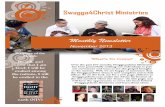 Swagga4Christ Ministries Newsletter. November 2013