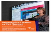 ICT Postgraduate Work placement
