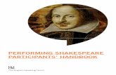 ESU Performing Shakespeare Handbook 2013