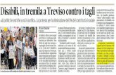 Disabili in tremila a Treviso contro i tagli - MattinodiPadova