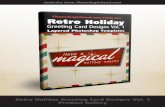 Retro Holiday Greeting Card Designs Vol. 1