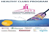 2013 Healthy Clubs Annual Convention Program