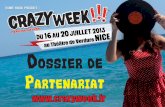 Dossier de Partenariat Crazy Week!!! 2013