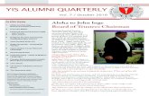 YIS Alumni Quarterly Autumn 2010