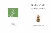 Motley Word, Motley Poems - Poems by Gerald Duffy