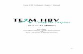 Team HBV Collegiate Chapters Manual