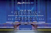 Radisson Blu Experience Meetings brochure Tur