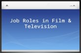 Job Roles in Film & Television