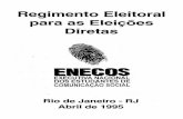 1995 - Regimento Eleitoral para as Eleições Diretas