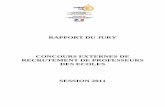 Rapport Jury CERPE 2011