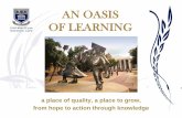 Uwc an oasis of learning