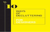 Decluttering X Less & More