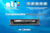 Componentes Cartucho HP CB540A