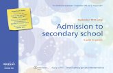 Secondary School Admissions 2011