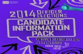 2014 Officer Elections - Candidate Information Pack