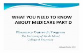 What you need to know about Medicare Part D - 2013