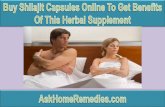Buy Shilajit Capsules Online To Get Benefits Of This Herbal Supplement