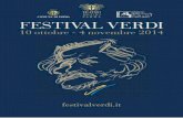 Festival Verdi 2014 - programma