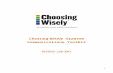 Choosing Wisely Communication Toolkit