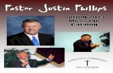 Pastor Justin Phillips Audio Series Catolog - Spring 2013