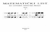 Matematički list XVI/2 (1981)