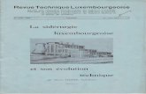 La sidérurgie luxembourgeoise (1950)