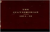 The Clayesmorian 1914-1916